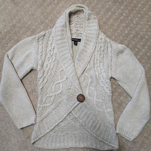 Chunky cable knit cardigan